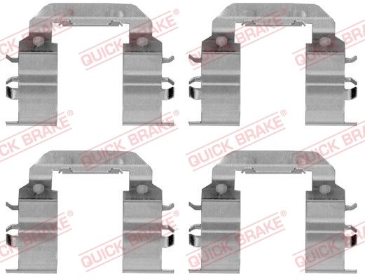 Accessory Kit, disc brake pad - 109-1782 QUICK BRAKE
