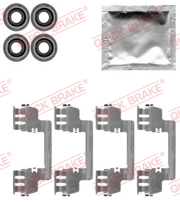 Accessory Kit, disc brake pad - 109-1784 QUICK BRAKE