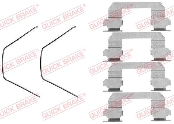 Kit accessori, Pastiglia freno - 109-1789 QUICK BRAKE