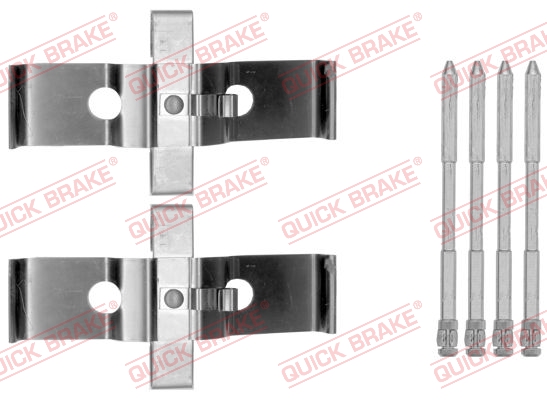 Kit accessori, Pastiglia freno - 109-1796 QUICK BRAKE
