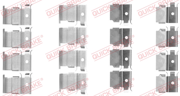 Accessory Kit, disc brake pad - 109-1799 QUICK BRAKE