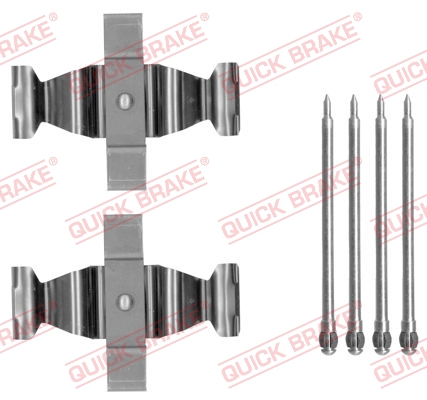 Kit accessori, Pastiglia freno - 109-1803 QUICK BRAKE