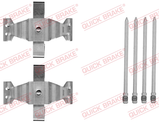 Kit accessori, Pastiglia freno - 109-1804 QUICK BRAKE