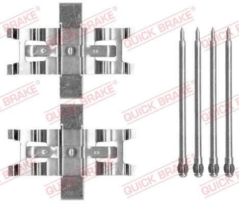 Kit accessori, Pastiglia freno - 109-1805 QUICK BRAKE
