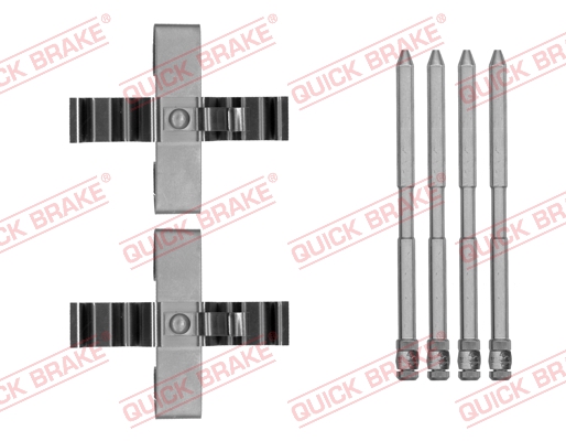 Accessory Kit, disc brake pad - 109-1809 QUICK BRAKE