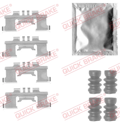 Kit accessori, Pastiglia freno - 109-1812 QUICK BRAKE