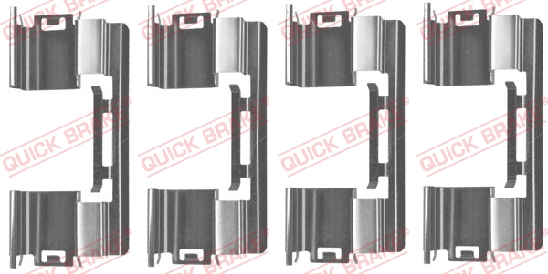 Kit accessori, Pastiglia freno - 109-1813 QUICK BRAKE