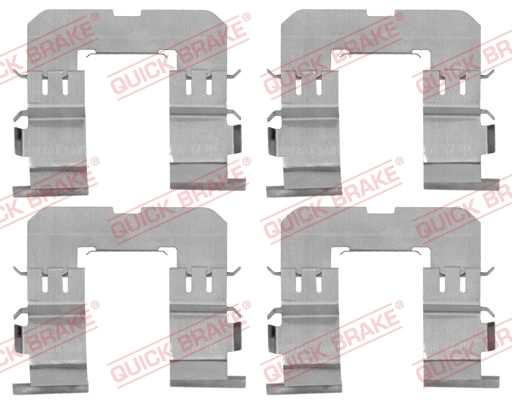 Accessory Kit, disc brake pad - 109-1816 QUICK BRAKE
