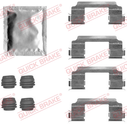 Accessory Kit, disc brake pad - 109-1817 QUICK BRAKE