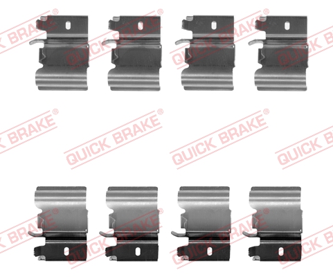 Kit accessori, Pastiglia freno - 109-1823 QUICK BRAKE