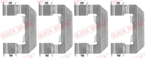 Kit accessori, Pastiglia freno - 109-1824 QUICK BRAKE