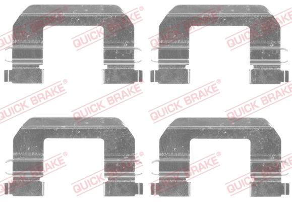 Kit accessori, Pastiglia freno - 109-1825 QUICK BRAKE