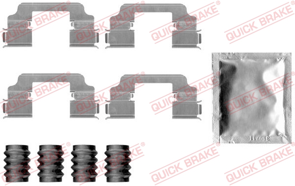 Kit accessori, Pastiglia freno - 109-1826 QUICK BRAKE