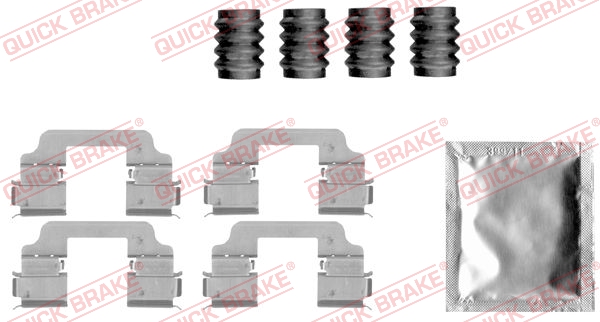 Kit accessori, Pastiglia freno - 109-1828 QUICK BRAKE