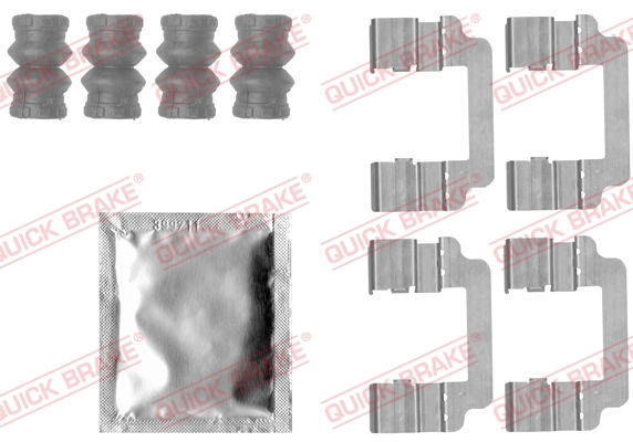 Accessory Kit, disc brake pad - 109-1830 QUICK BRAKE
