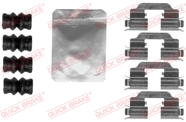 Kit accessori, Pastiglia freno - 109-1832 QUICK BRAKE