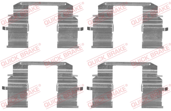 Accessory Kit, disc brake pad - 109-1833 QUICK BRAKE