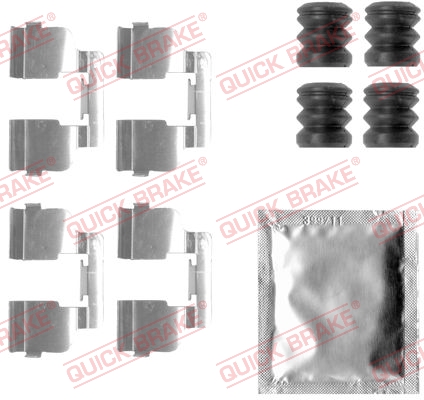 Kit accessori, Pastiglia freno - 109-1835 QUICK BRAKE