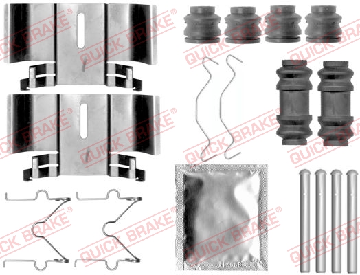Kit accessori, Pastiglia freno - 109-1836 QUICK BRAKE