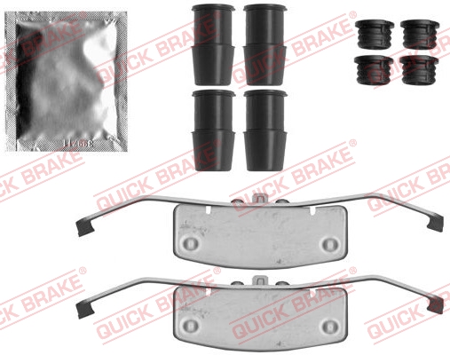 Accessory Kit, disc brake pad - 109-1837 QUICK BRAKE