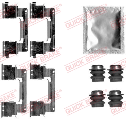 Kit accessori, Pastiglia freno - 109-1838 QUICK BRAKE