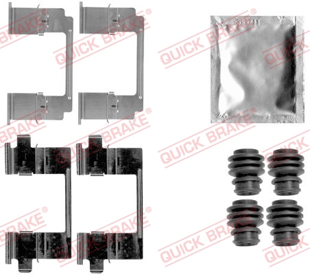 Kit accessori, Pastiglia freno - 109-1840 QUICK BRAKE