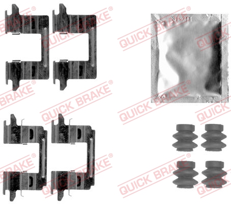Accessory Kit, disc brake pad - 109-1841 QUICK BRAKE