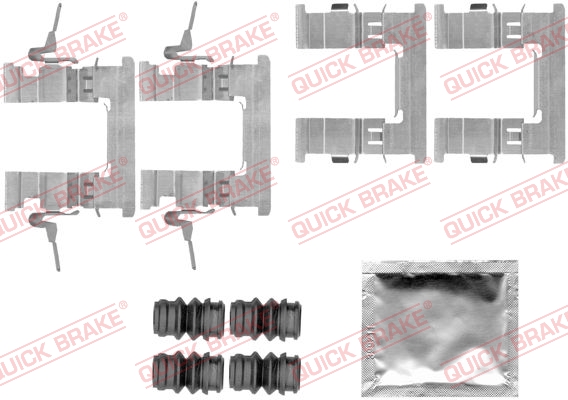 Kit accessori, Pastiglia freno - 109-1842 QUICK BRAKE
