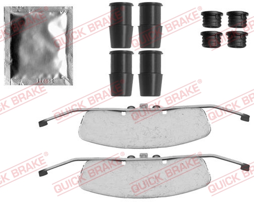 Accessory Kit, disc brake pad - 109-1846 QUICK BRAKE