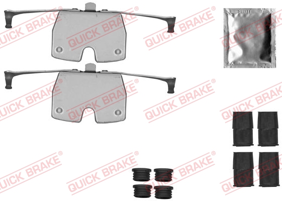 Kit accessori, Pastiglia freno - 109-1851 QUICK BRAKE