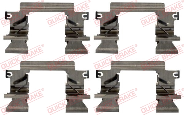 Accessory Kit, disc brake pad - 109-1862 QUICK BRAKE