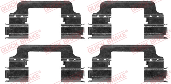 Accessory Kit, disc brake pad - 109-1864 QUICK BRAKE