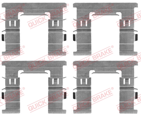 Accessory Kit, disc brake pad - 109-1869 QUICK BRAKE