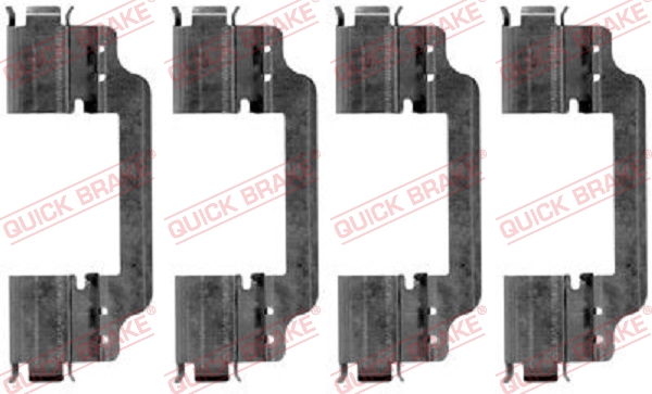 Accessory Kit, disc brake pad - 109-1871 QUICK BRAKE