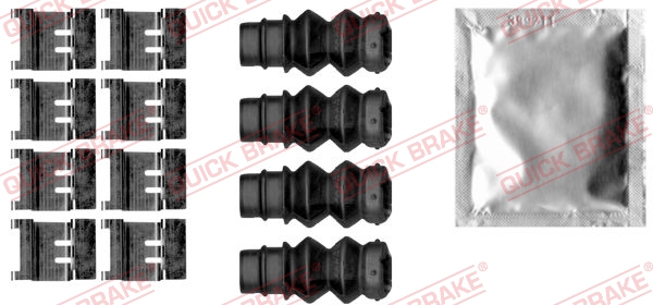 Kit accessori, Pastiglia freno - 109-1877 QUICK BRAKE