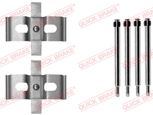Комплектующие, колодки дискового тормоза - 109-1878 QUICK BRAKE