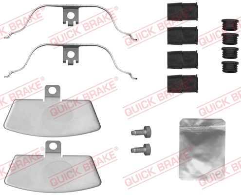 Accessory Kit, disc brake pad - 109-1880 QUICK BRAKE