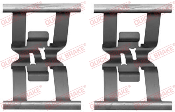 Accessory Kit, disc brake pad - 109-1898 QUICK BRAKE