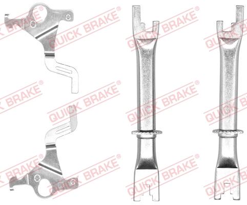 Adjuster Set, drum brake - 111 53 005 QUICK BRAKE