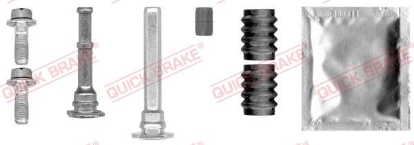 Guide Sleeve Kit, brake caliper - 113-0007X QUICK BRAKE