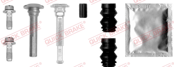 Kit manicotti di guida, Pinza freno - 113-0027X QUICK BRAKE