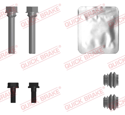 Guide Sleeve Kit, brake caliper - 113-0040X QUICK BRAKE