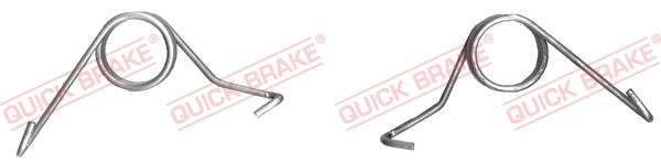 Kit riparazione, Leva freno stazionamento (Pinza freno) - 113-0501 QUICK BRAKE
