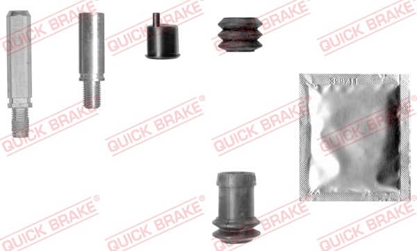 Guide Sleeve Kit, brake caliper - 113-1342X-02 QUICK BRAKE