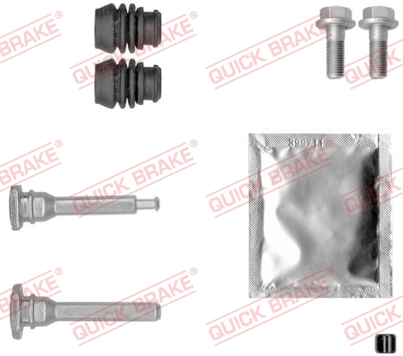 Guide Sleeve Kit, brake caliper - 113-1435X QUICK BRAKE