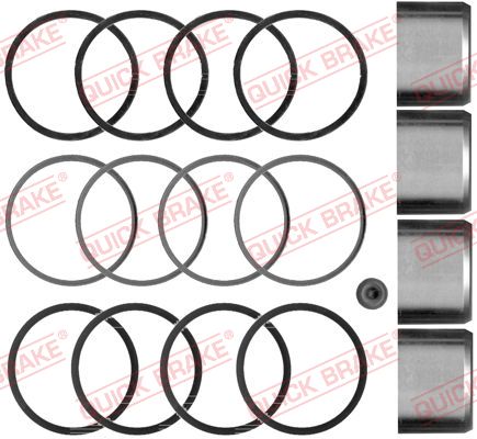 Repair Kit, brake caliper - 114-5045 QUICK BRAKE