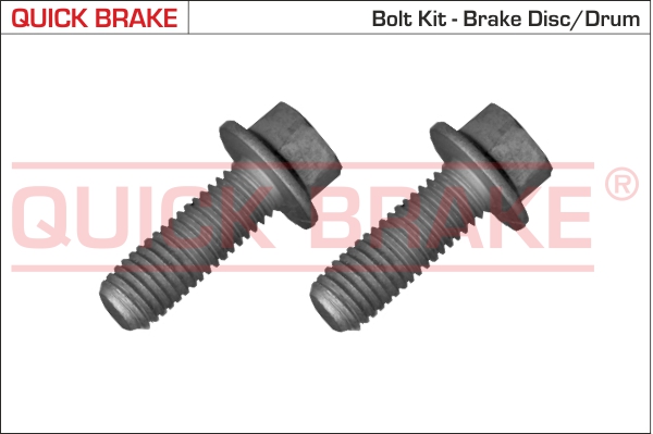 Screw Set, brake disc - 11558XK QUICK BRAKE