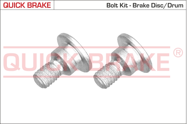 Комплект болтов, тормозной диск - 11660K QUICK BRAKE