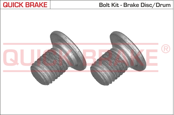 Screw Set, brake disc - 11661K QUICK BRAKE