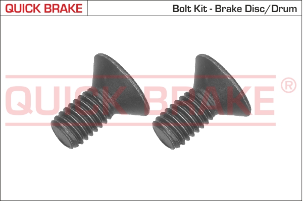 Screw Set, brake disc - 11665K QUICK BRAKE
